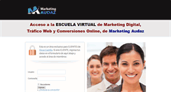 Desktop Screenshot of marketingaudaz.com